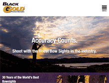 Tablet Screenshot of blackgoldsights.com